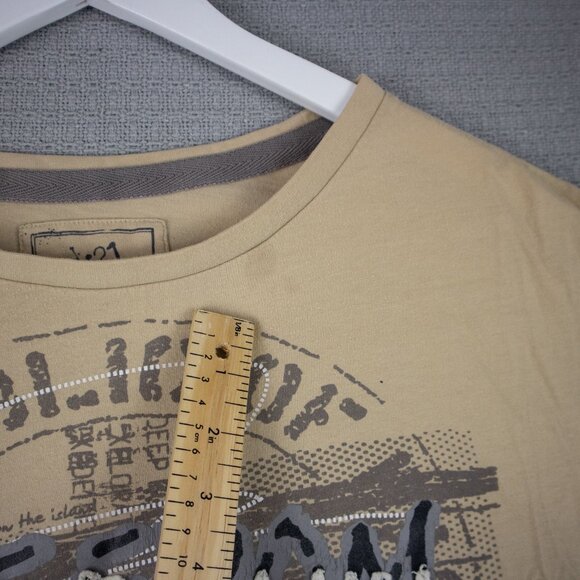 g:21 Freedom Y2K Style Beige Tee XL - Picture 4 of 7